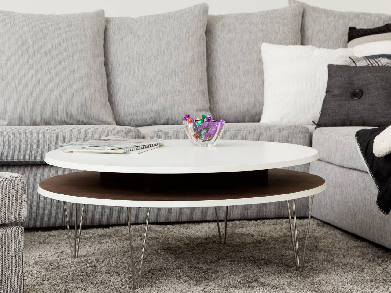 CHICAGO Large U-Soffa Ljusgr�