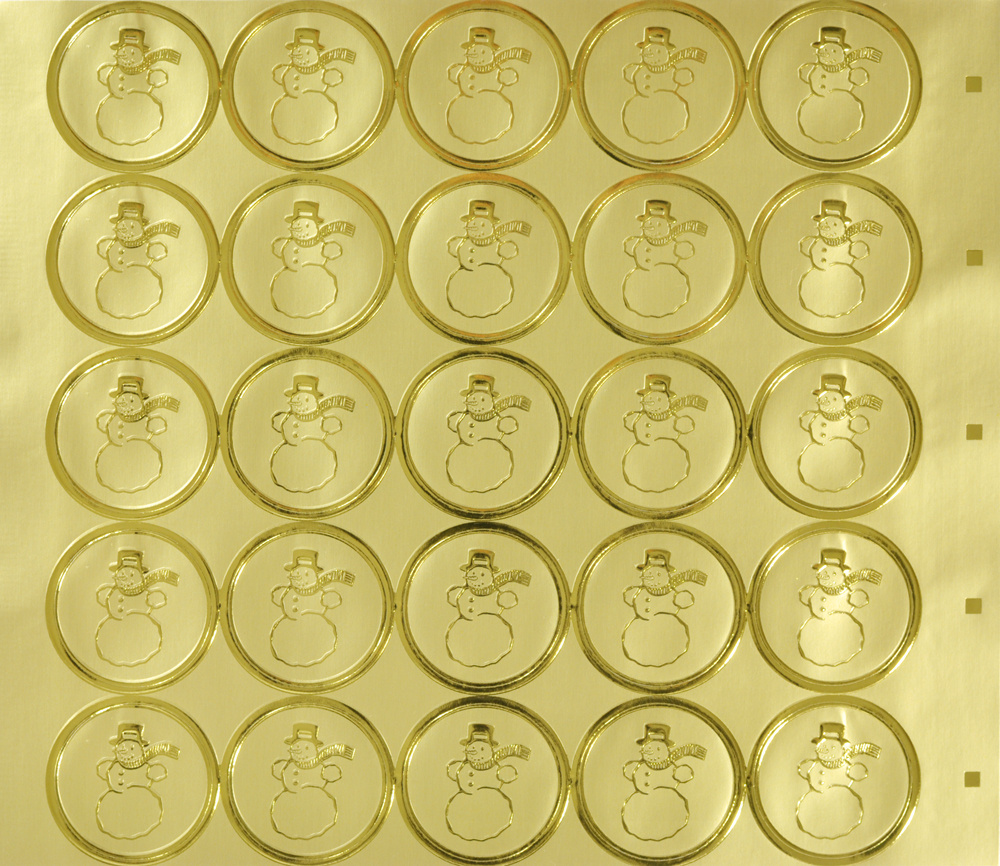 Sinetti, kulta, 25 sinetti� / arkki