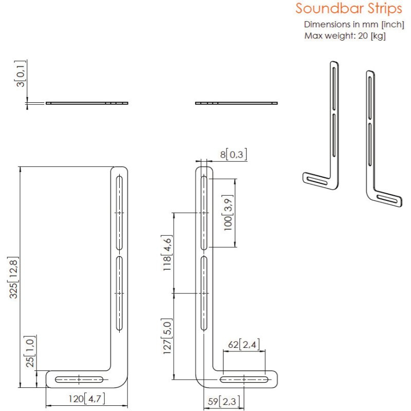 F�ste f�r Neets soundbar